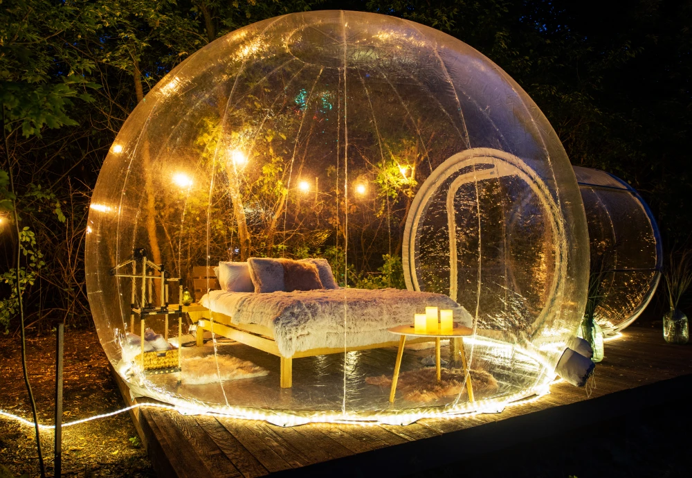 glamping bubble tent