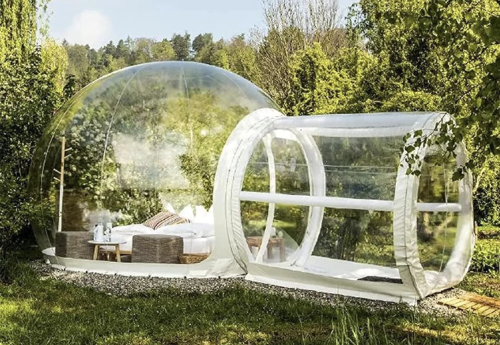 glamping bubble tent